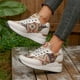 thumbnail image 5 of Zapatillas deportivas informales de moda para mujer, antideslizantes, cómodas y transpirables, bonitas zapatillas de verano para caminar con cremallera lateral y cordones, 5 of 7