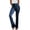 Dark Blue, variant on Ketyyh-chn99 Flare Jeans for Women Bell Bottom Jeans Mid Rise Fitted Denim Pants Dark Blue,2XL