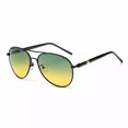 thumbnail image 3 of Mens Polarized Sunglasses UV400 Protection Metal Frame TAC Lens Enhanced Clarity 99 Percent Visible Light Transmission, 3 of 8