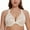 Off White, variant on MELENECA Women's Plus Size Racerback Unlined Lace Underwire Front Closure Bra Black 34B