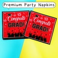 thumbnail image 4 of 24 Guests Graduation Party Plates Napkins Supplies Set Congrats Grad Class of 2025 Disposable Dinnerware Tbeleware Grad Party Decoration Favors, 4 of 6
