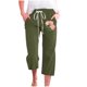 thumbnail image 1 of Pantalones de Mujer Casual, Impresión Elástica Suelta Pantalones de Pierna Ancha Recta con Bolsillo Hecho de Poliéster Suave para Toda la Temporada, Pantalones de Pierna Ancha de las Mujeres, 1 of 4