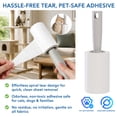 thumbnail image 3 of PLUMEBAY Extra Sticky Lint Roller 12 Pack, 1200 Sheets Total, Pet Hair Remover, 3 of 6