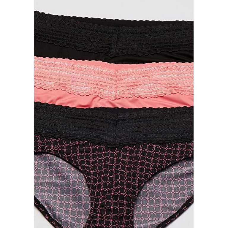 Women's No Muffin Lace Top Hipster Panties 