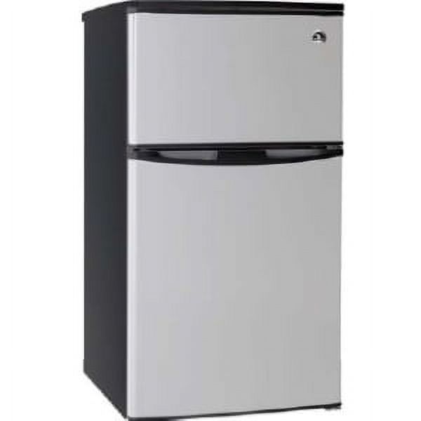 Igloo 3.2 cu. ft. 2-Door Refrigerator and Freezer, Stainless Steel - image 2 of 2