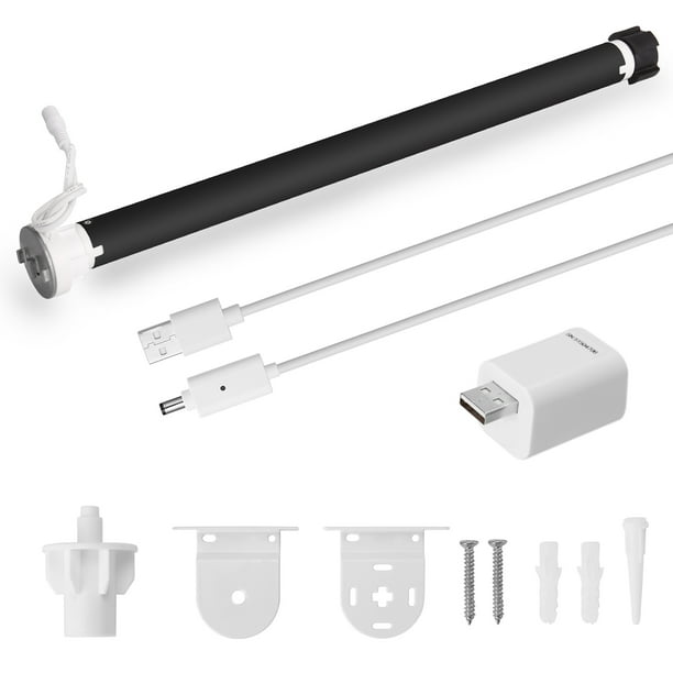 Tuya WiFi M2805EGB Motor de cortina recargable inteligente tubular para 38 mm