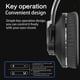 thumbnail image 5 of Inteprter Auriculares inalámbricos Auriculares plegables compatibles con Bluetooth Subwoofer con micrófono Auriculares tipo C Auriculares sobre la Cables de audio/vídeo Negro, 5 of 6