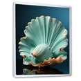 thumbnail image 2 of Designart "Verdant Clam Seabed Gems I" Clam Floater Framed Wall Decor, 2 of 5