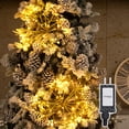 thumbnail image 1 of Luces serie 112 led star burst Artego con 2 ramos de 40cm de diámetro unidos de 56 leds ALPHA Decoración Navidad eventos bodas LED christmas string lights waterproof 8 modos uso temporizador, 1 of 7