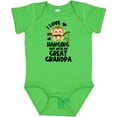 thumbnail image 3 of Inktastic Monkey I Love Hanging out with My Great Grandpa Boys or Girls Baby Bodysuit, 3 of 5