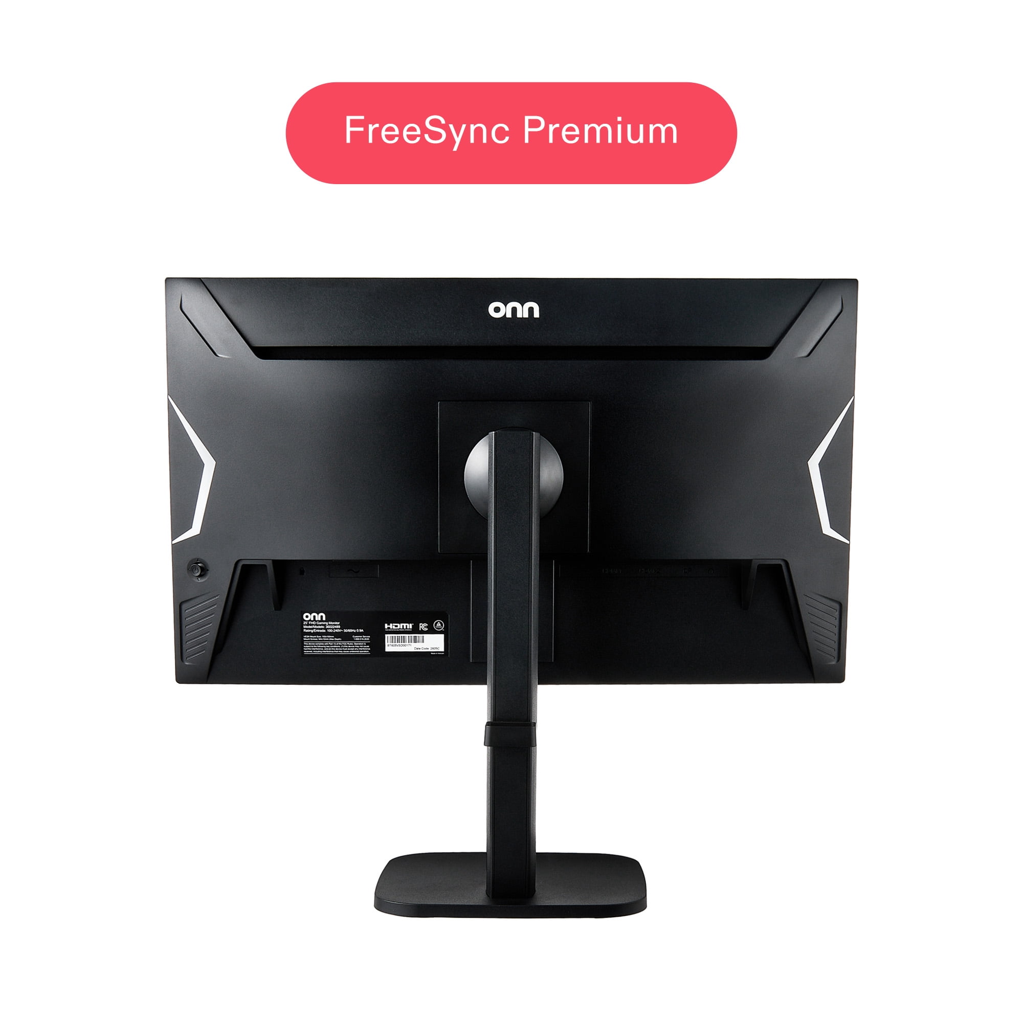 onn 25" FHD (1920 x 1080p) 200Hz 1ms AMD FreeSync Gaming Monitor with Cables, Black
