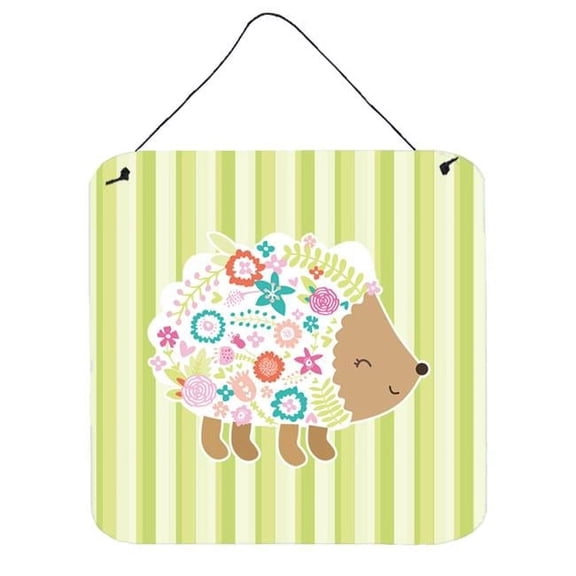 Flowered Hedgehog Wall or Door Hanging Prints