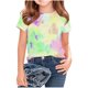 thumbnail image 1 of Camisetas de Cuello de Tripulación de Manga Corta para Mujeres Camiseta Impresa Inspirada en Acuarela para Niños de Edades 8-14, 1 of 5
