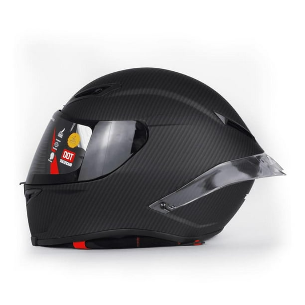 Casco Para Moto Rasen Cerrado Fibra De Carbono Certificado Dot negro M Rasen CAS CER 10202 Walmart en linea