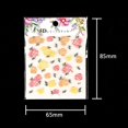 thumbnail image 3 of Pegatinas de uñas florales en 3D, pegatinas coloridas de flores pequeñas en escamas para decoración de uñas, deslizador de papel de planta para diseño de manicura DIY, 3 of 4