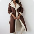thumbnail image 4 of Women's Casual Double Layer Stand Collar Coat Jacket For Stylish Layering Sk8 Zip Womens Cold Weather Gear Womens Coat Lined Jacket Womens Jackets And Coats Figs Scrub Jacket Women Jacket Women Petite, 4 of 6