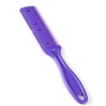 thumbnail image 1 of Cuchilla de corte de doble cara para cortes de pelo finos, para salón de belleza, peluquería casera, recortadora de pelo, peine morado, 1 of 15