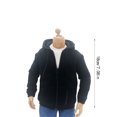 thumbnail image 4 of Vogacara de acción chaqueta con capucha DIY Prop cremallera abrigo masculino accesorios de ropa Muñecas y casas de muñecas Negro, 4 of 6