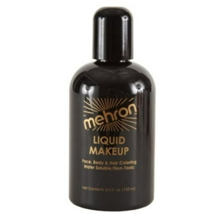 Mehron Liquid Face Paints - Black (4.5 oz)