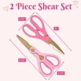thumbnail image 4 of Tijeras de Cocina Paris Hilton 2 Piezas Acero Inoxidable Rosa, 4 of 5