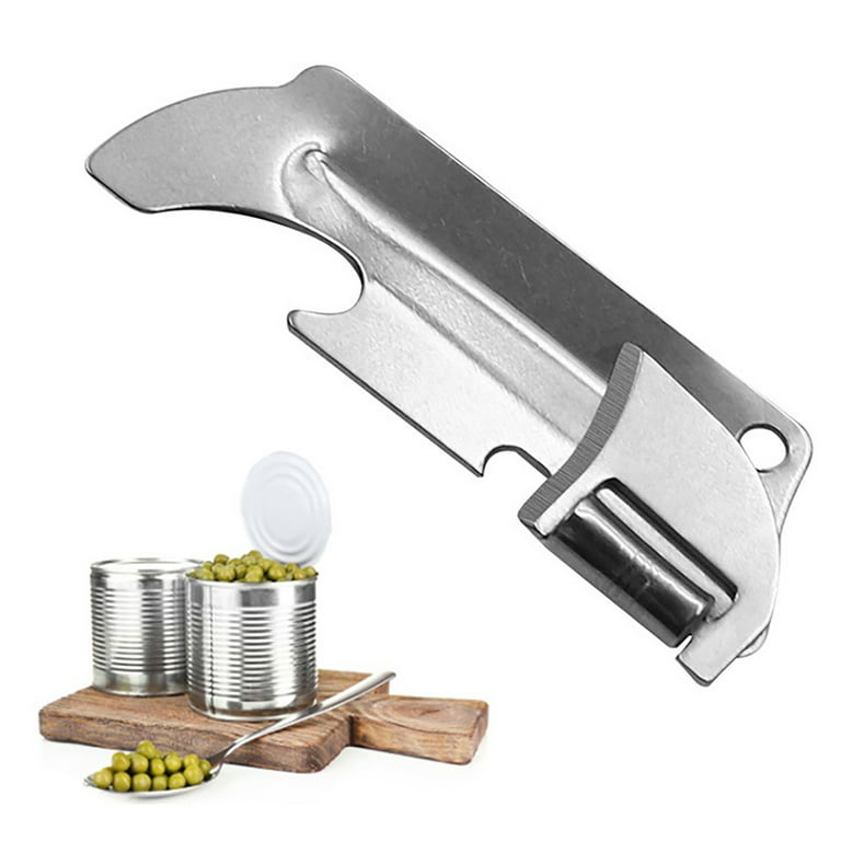 Multifunction Can Opener, K4 Stainless Steel Handheld Can Openers, Tin Can  Opener with smooth and comfortable safety handle, Can Opener with