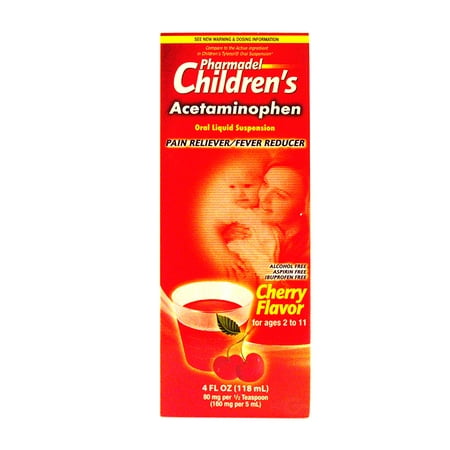Pharmadel Children's Acetaminophen 4 oz - Acetaminofen para ninos