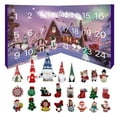 IPEWLEX 2024 Christmas Gnome Advent Calendar 24Day Countdown with Collectible Plush Gnome