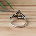 thumbnail image 3 of Green Peridot Ring, 925 Silver Ring, Marquise Ring, Boho Ring, Statement Ring, Vintage Style Ring, Elegant Ring, Unique Ring, Gift For Her, 3 of 8