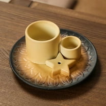 1pc Ceramic Candle Holder & Incense Burner Nordic Sage and Palo Santo Tray, Perfect for Home and Office Decor (Without Incense)