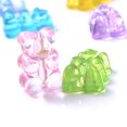 thumbnail image 2 of iYOE 20pcs Vertical Hole Gummy Bear Beads Transparent Matte Beads For Making Bracelet Charms Necklace Earring Pendant, 2 of 5
