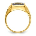 thumbnail image 2 of 14k Men's Masonic Ring in 14k Yellow Gold - Size 10, 2 of 3