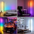 thumbnail image 4 of Finedea LED Corner Floor Lamp, 16 Million Colors Corner Light with App & Remote Control, 50” Smart RGB Ambient Lighting with Music Sync, Mood Lighting for Bedroom, Living Room, Gaming Room, 2 PACK, 4 of 14