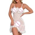 thumbnail image 4 of uublik Valentines Lingerie Set for Women Bodysuit Babydoll Lace Plus Size Sexy Naughty, 4 of 5