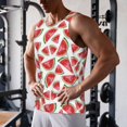 thumbnail image 6 of Haiem Hand Drawn Watermelon Men Workout Tank Top Gym Bodybuilding Sleeveless Muscle T Shirts Athletic Tank Breathable Workout Shirt-3X-Large, 6 of 8