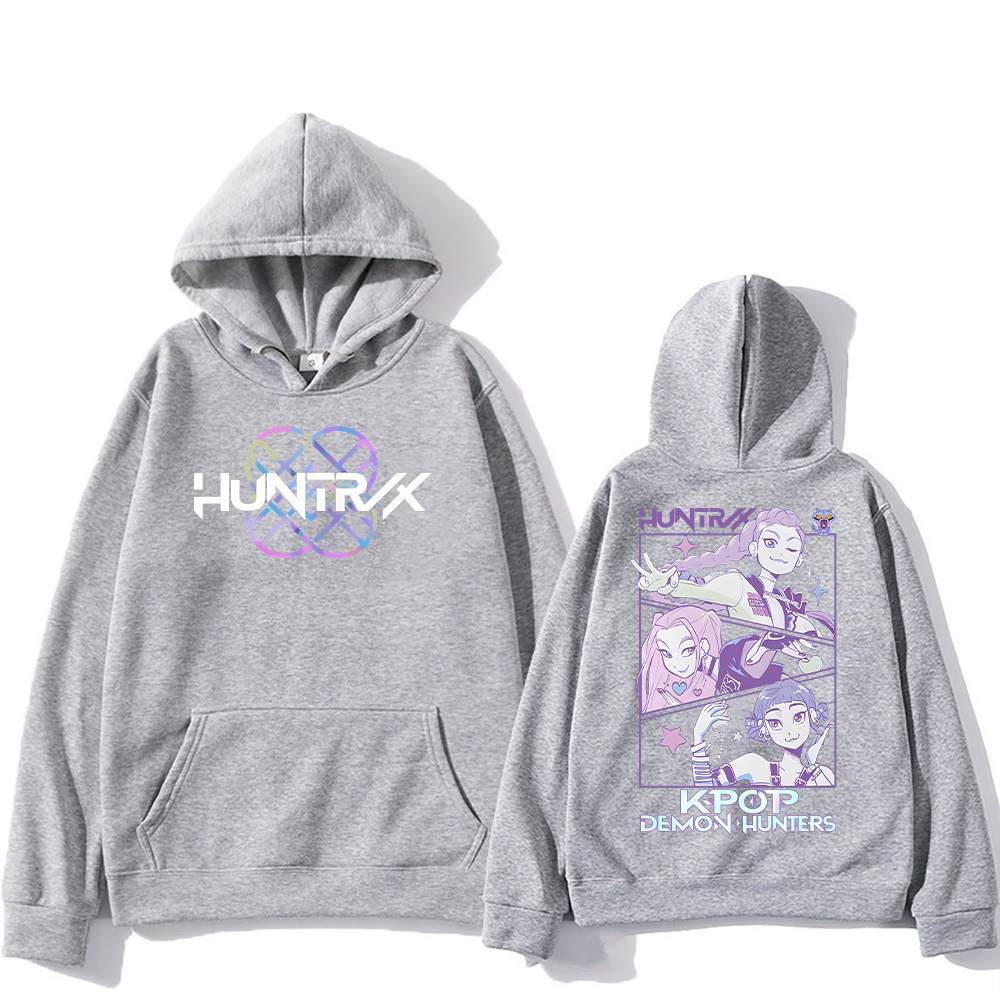 Voulkco Sweat à Capuche Oversized Kpop – Coton Polyester, Streetwear Hip Hop Y2K, Unisexe XS-3XL – Design Fan Art