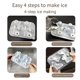 thumbnail image 5 of Bandeja de cubitos de hielo DENGXMXG Molde en forma de perro 3D, 5 of 5