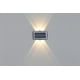 thumbnail image 2 of Lámpara de pared solar escalonada, lámpara de pared impermeable para exteriores, lámpara de jardín solar luminosa de subida y bajada, decoración de ambiente paisajístico, 2 of 5