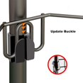 thumbnail image 2 of 4-Tier Corner Shower Caddy Tension Pole Organizer with Adjustable Shelves and Hooks for Bathroom Storage, 2 of 6