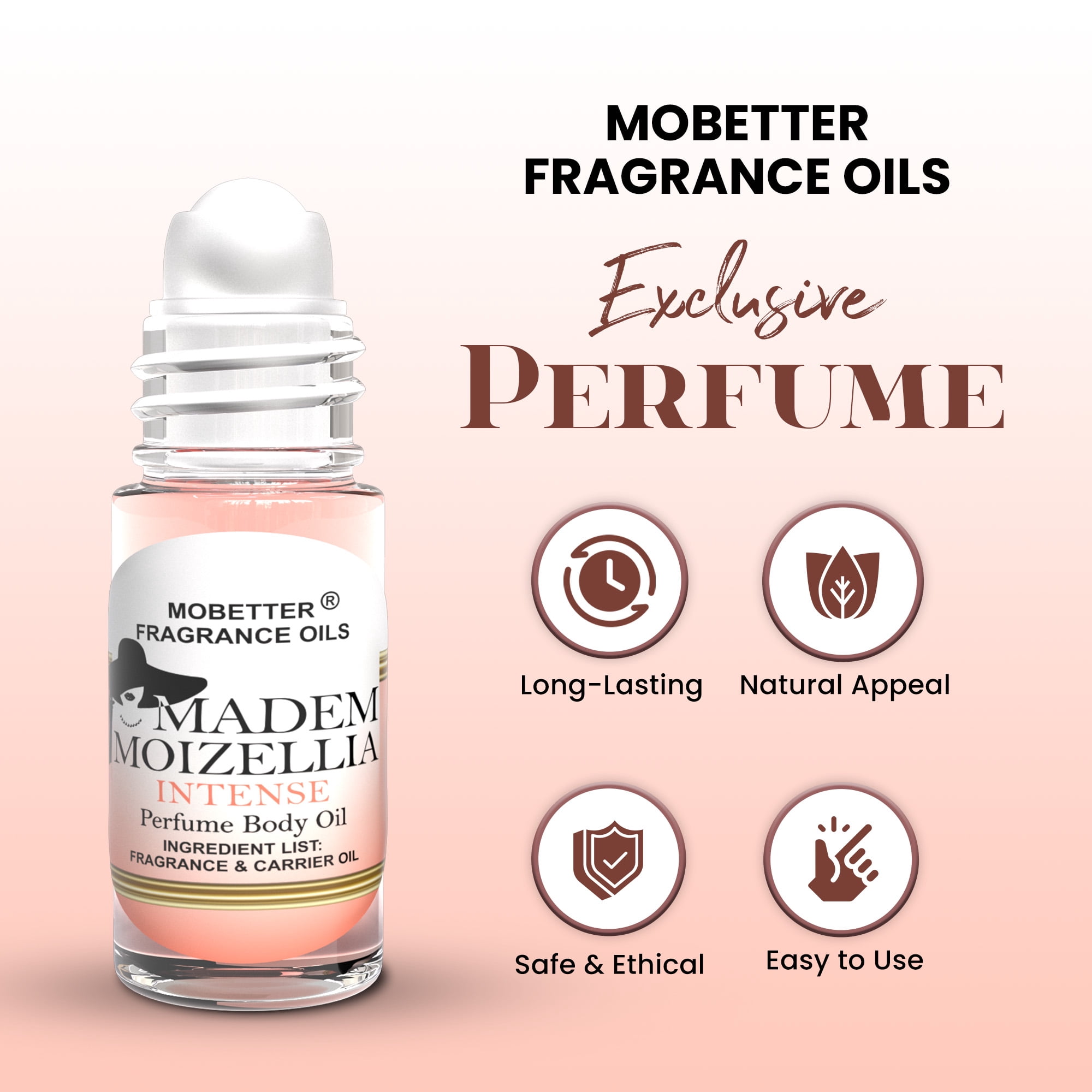 MOBETTER FRAGRANCE OILS Madem Moizellia Intense 1 Oz Perfume Body Oil for Women