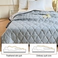 thumbnail image 4 of OIUR Summer Quilt Lightweight Filling Breathable Bedroom Quilt Cooling Effects Quilt Refreshing Sleep Solution, 4 of 7