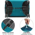 thumbnail image 5 of Funda para maleta de 28" de color carbón de bambú, funda protectora transparente de poliéster para maletas con ruedas de viaje, 5 of 5