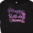 thumbnail image 3 of Inktastic Purple Happy Birthday Mommy Toddler Hoodie, 3 of 4