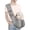 #04_Grey, variant on Dog Carrier Sling, Hand-Free Widened Shoulder Straps Puppy Carrier, Puppy Sling Carrier with Storage Pocket Maximum Load 16 Lbs for Small Dogs Cats Travel Outdoors