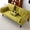 Green, variant on YWEN 72" Cotton Linen Futon Couch Living Room Couch Bed Convertible Sleeper Sofa Bed with Cup Holder for Bedroom Guest Bed 2 Seater Reclining Sofas Couches with Nailhead Trim for Small Space