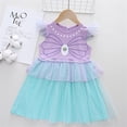 thumbnail image 3 of QEFJNO 1-6Y Princess Tulle Dress for Girls Birthday Gift Christmas Halloween Party Dress, 3 of 12