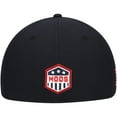 thumbnail image 4 of Men's New Era Navy Virginia Cavaliers Red, White & Hoo 59FIFTY Fitted Hat, 4 of 5