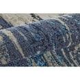 thumbnail image 5 of 7' X 10' Tan Blue And Ivory Abstract Power Loom Distressed Area Rug, 5 of 8