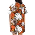 thumbnail image 3 of Picia Various Pumpkins Pajamas Sets for Women Soft Short-Sleeved Pjs with Lounge Shorts Two Piece Sleepwear-X-Large, 3 of 9