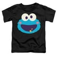 thumbnail image 2 of Sesame Street Cookie Monster Kawaii Face Kids T Shirt (4) for Toddler Boys and Girls, Black, 2 of 5