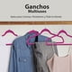 thumbnail image 5 of MAGMALIFE 50 Ganchos para Ropa de Terciopelo, Gancho Plateado Giratorio de 360 Grados, Adecuado para Todo Tipo de Ropa, Antideslizante (Fucsia), 5 of 7